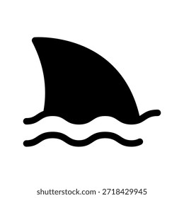 Ilustración de diseño de símbolo de Vector de icono de océano