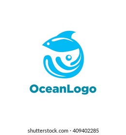 Ocean life Logo Template
