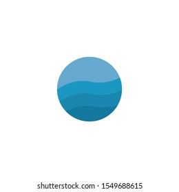 ocean logo design. the concept of the ocean logo. abstract ocean logo.