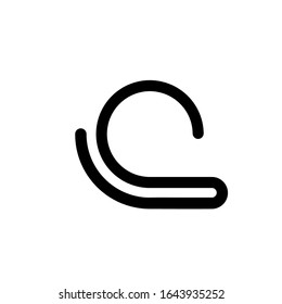 diseño del logotipo del océano, plantilla de signo vectorial