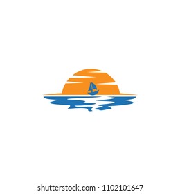 ocean logo template