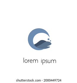 Ocean logo, vector ocean design, template design with simple concept for business.