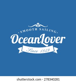 Ocean Lover Nautical Background