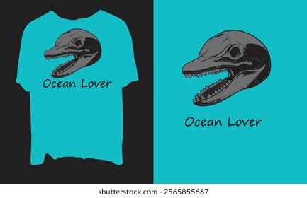 ocean lover t shirt design template, fishing for ocean lovers and fans,