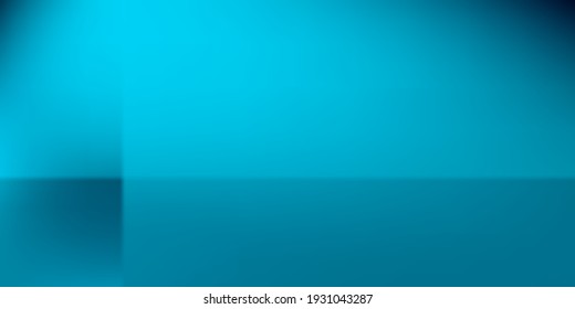 Ocean Modern Azure Modern Design Backdrop. Vibrant Turquoise Aqua Original Screens Background. Water Empty Dark Blank Gradient Mesh Illustration. Bright Sea Blue Watercolor Colorful Blurred Texture.