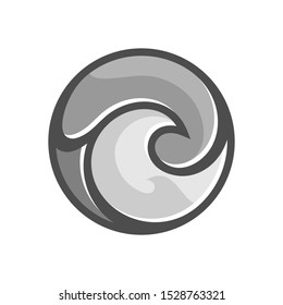 Ocean modern logo design vector