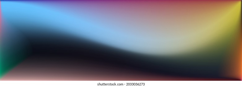 Ocean  Neon Trendy Background. Rainbow Vibrant Blank Blurred Texture Illustration. Bright Color Smooth Surface Backdrop. Water Multicolor Wavy Gradient Mesh. Colorful Natural Wavy Gradient Mesh.