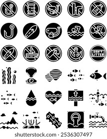 Ocean Pack Icon in Solid Style