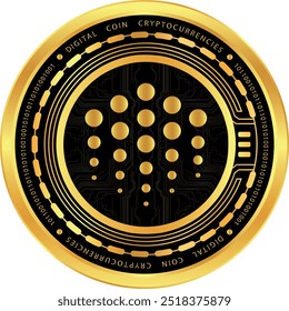 ocean protocol - ocean cryptocurrency illustrations on abstract background. 3d illustrations.