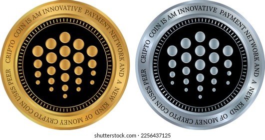 ocean protocol-ocean coin vector illustrations. 3d illustration