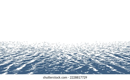 Ocean ripples background with small waves