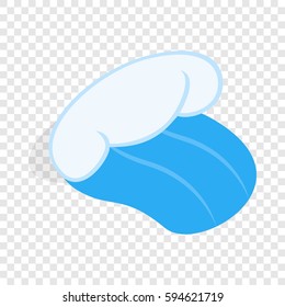 Ocean or sea wave isometric icon 3d on a transparent background vector illustration