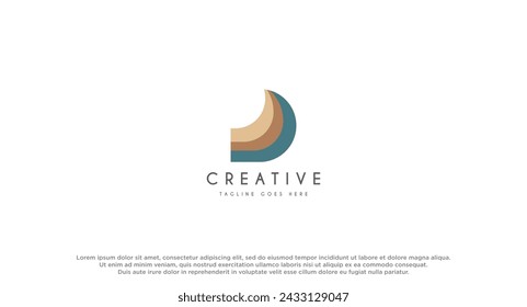Ocean, Sea, Wave logo design inspiration.