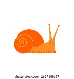 Ocean shell icon in cartoon flat style, perfect for summer holidays, beach-themed clipart, kids illustrations, tropical graphics, marine vectors, and coastal digital designs