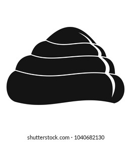 Ocean shell icon. Simple illustration of ocean shell vector icon for web
