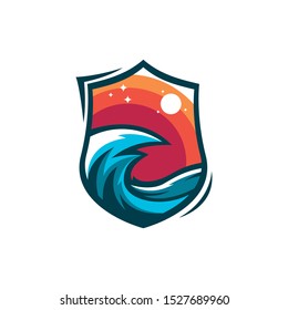 The Ocean Shield Logo Design
