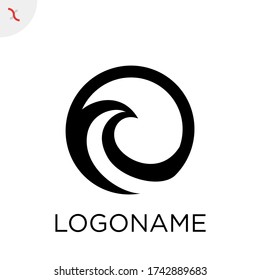 Ocean Simple Logo Design Template