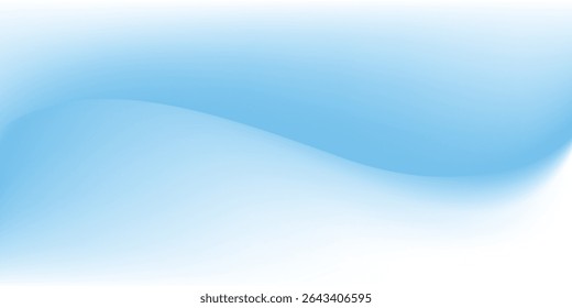 Ocean Sky Fluid Nublado Projeto de água Pic. Fundo de Gradiente de Fluxo Pastel Curva de Luz de Verão. Turquesa borrada vibrante cor ondulada azul gradiente malha. Fundo suave suave brilhante líquido branco liso.