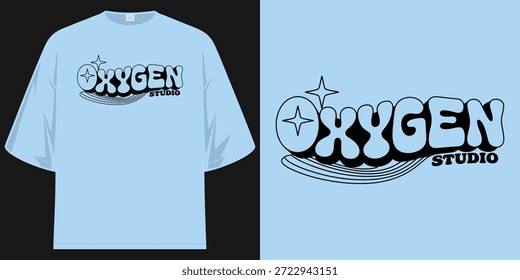 ocean studio space planet orbit graphic design distressed vintage retro aesthetic apparel art t shirt design vector illustration artwork