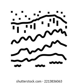 ocean summer line icon vector. ocean summer sign. isolated contour symbol black illustration