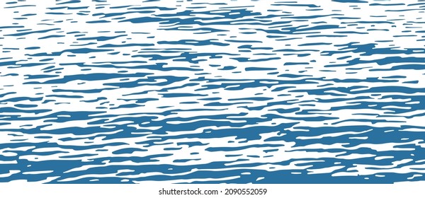 Ocean Surface With Light Ripples