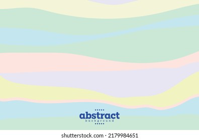 Ocean Theme Line-Welle mit gestreiftem tropischem Thema kann für Poster-Werbung Broschüren Vorlage Produktpräsentation Paket Design Getränke lesbare Vektorpfe.