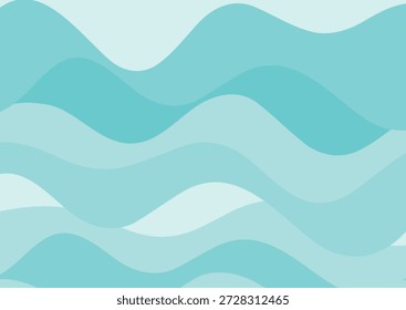 Diseño de fondo de onda abstracta con temática oceánica