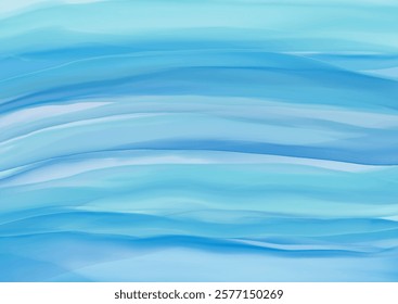 Ocean themed hand painted watercolour background design