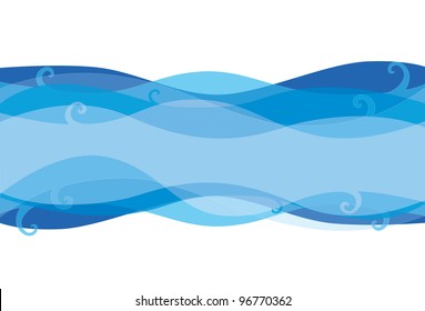 Ocean vector background