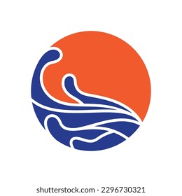 Ocean Vector Logo Design Template