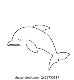 ocean water. coloring book for kids