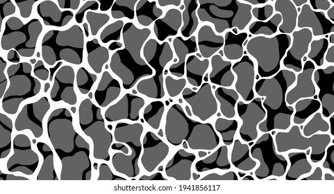 Textura del Agua del Océano con ondas y reflexiones. Ilustración de arte pop para afiches o huellas de pared con un patrón ondulado moderno.