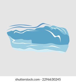 Ocean Water Wave Vector Illustration