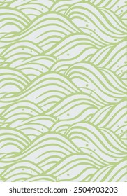  ocean wave Background pattern seamless tiles. Use for design.