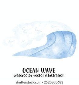Ocean wave, Wave, Beach, Ocean, Vector illustration