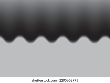 ocean wave curve fluid night time monotone background for advertisement product banner and label website template landingpage vector eps.