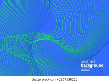 ocean wave gradient blue and neon blue technology science theme modern art background use for advertisment poster website banner landing page product package design vector eps.