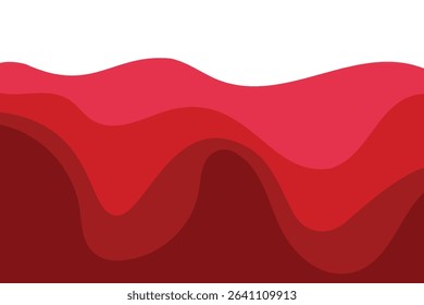 Ocean Wave Illustration, Blue Waves with Foam and Spray. Ocean wave, water, blue, sea. Abstract colorful Wave Template. Curves and the waves of the sea vector flat design style
