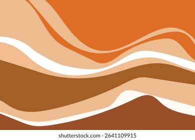 Ocean Wave Illustration, Blue Waves with Foam and Spray. Ocean wave, water, blue, sea. Abstract colorful Wave Template. Curves and the waves of the sea vector flat design style