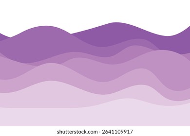 Ocean Wave Illustration, Blue Waves with Foam and Spray. Ocean wave, water, blue, sea. Abstract colorful Wave Template. Curves and the waves of the sea vector flat design style