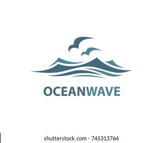 ocean wave logo