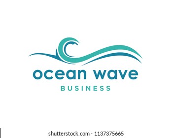 ocean wave logo design inspiration