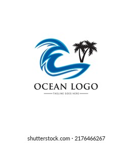 ocean wave logo design inspiration