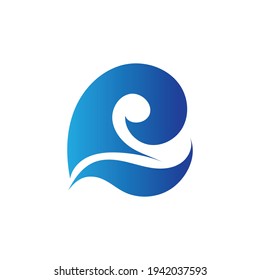 Ocean Wave Logo vector illustration design Template - Vector