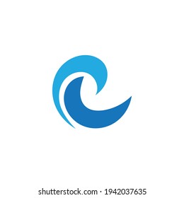 Ocean Wave Logo vector illustration design Template - Vector