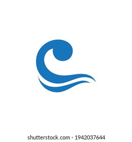 Ocean Wave Logo vector illustration design Template - Vector