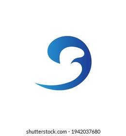 Ocean Wave Logo vector illustration design Template - Vector