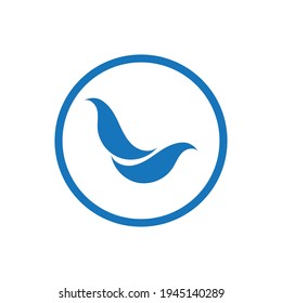 ocean wave logo vector illustration design template
