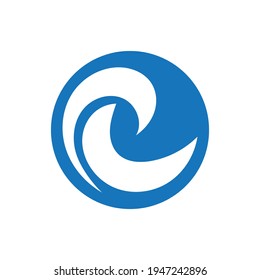 Ocean Wave Logo vector illustration design Template - Vector