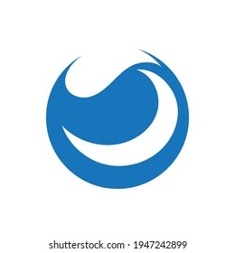 Ocean Wave Logo vector illustration design Template - Vector